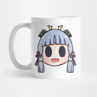 Genshin Impact Ayaka chibi head Mug